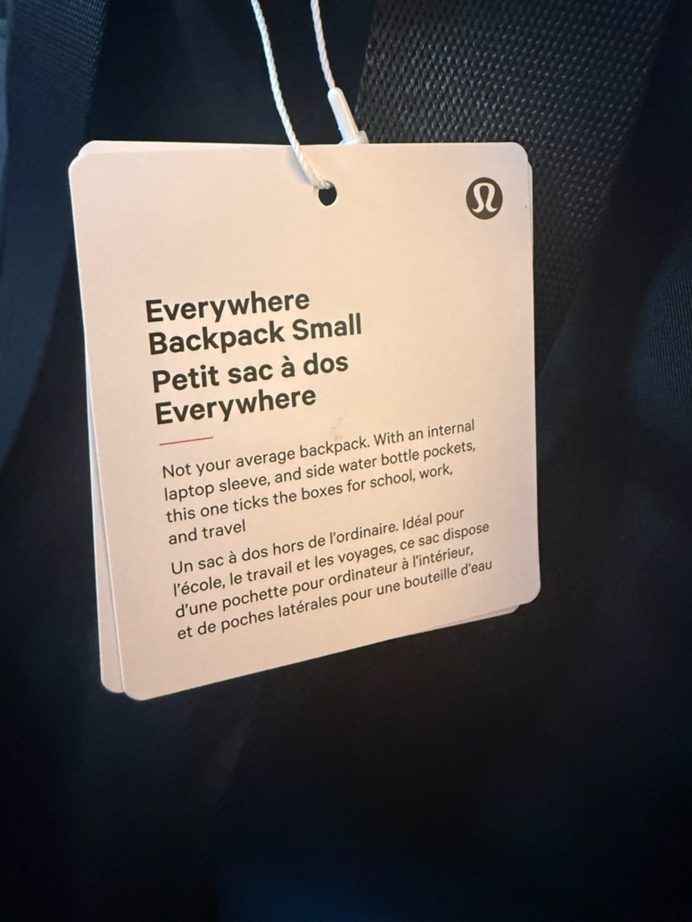 Lululemon Everywhere Mini Backpack 4L NWT silver Hardware - Picture 6 of 6
